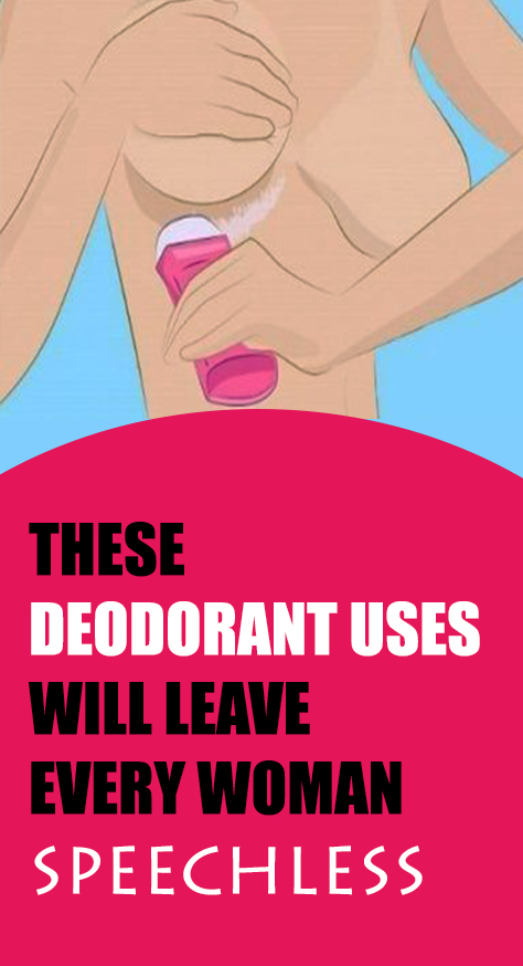 Well, of course, you just have to take a look at the article below and find out more about! In this article, we’re going to show you amazing deodorant uses, which you’ve probably never heard off! Here’s what you need to know.