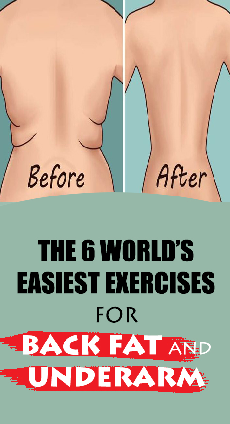 Here is a way to effectively get rid of the excess underarm and back fat. By having a balanced diet and doing specific exercises you will be able to eliminate the extra fat and tone your muscles.