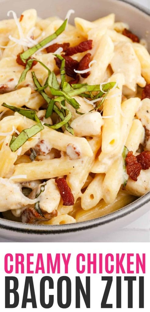 Creamy Chicken Bacon Ziti
